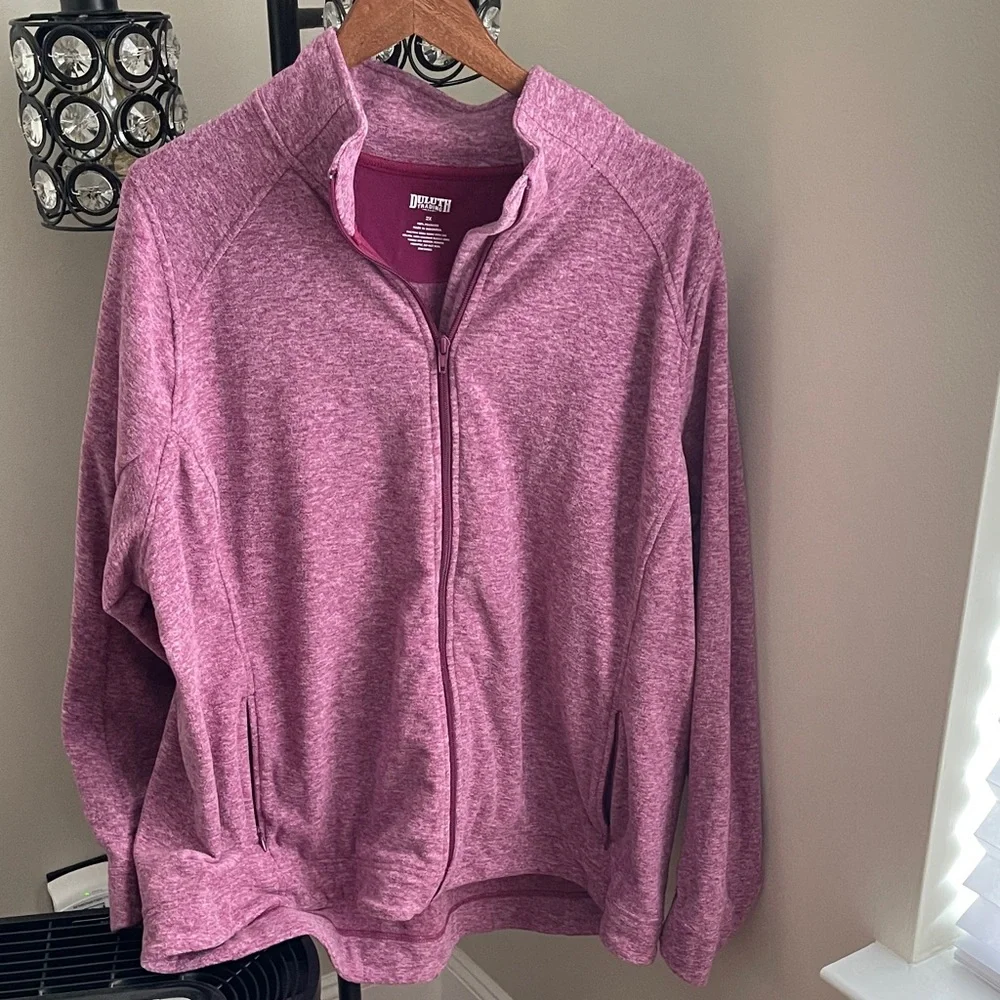 Duluth Trading Co Pink Utility Jacket - Picture 1 of 7